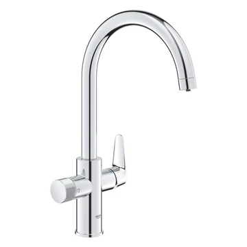 Grohe Blue Pure BauCurve C-kifolyós vízszűrős csaptelep, króm