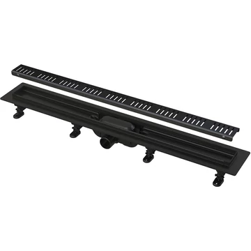 Alcaplast Zuhanyfolyóka APZ10BLACK-750M fekete-matt