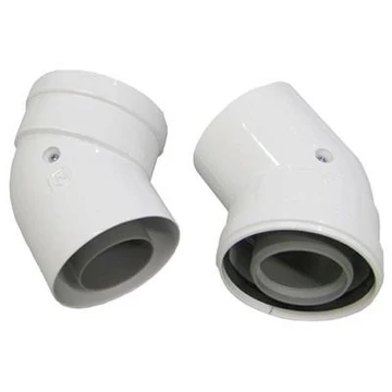 Ariston ALU/ALU 80/125 könyök 45° (2db) - kifutó