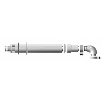 Ariston PPS/ALU 80/125 vízszintes fali kivezetés 1fm