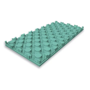 Hakatherm padlófűtés rendszerlemez 615mm x 1215mm x 30+27mm (0,75 m2) (16-20mm csövekhez) 4,5t/m2
