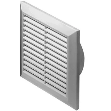Awenta T61 szögl.fali rács 100 mm csonkkal, rovarhálóval