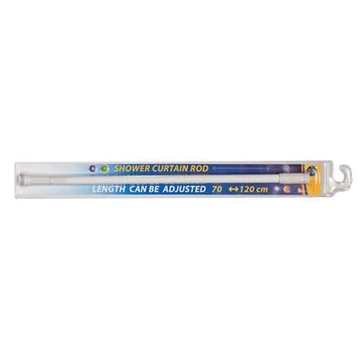 Bath Duck zuhanyfüggöny tartórúd állítható 70-120cm fehér  - átmenetileg nem rendelhető