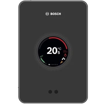 Bosch CT 200 fekete, okosszabályzó integrált WLAN kapcsolattal, időjárás kompenzáció (WIFI szükséges