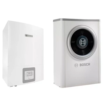 Bosch Compress 6000 AWE+AW-5 levegő-víz hőszivattyú, monoblok, fűtőbetőttel, R410A