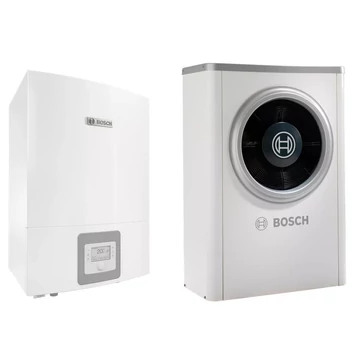 Bosch Compress 6000 AWB+AW-9 levegő-víz hőszivattyú, monoblok, fűtőbetét nélkül, R410A