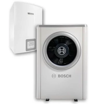 Bosch Compress 6000 AWE+AW-9 levegő-víz hőszivattyú, monoblok, fűtőbetéttel, R410A
