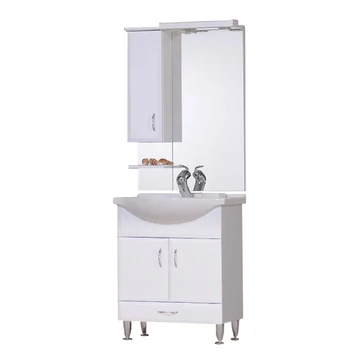 T-Boss# Bianka szett 65 cm szekrény+mosdó+tükör világítás NE HASZNÁLD!