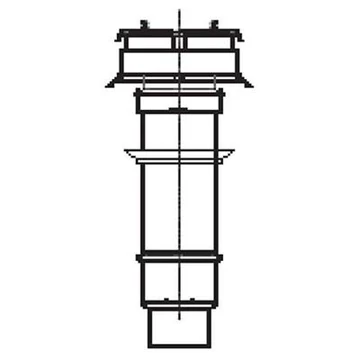 Tricox Alu kürtőfedél kupak, 60mm