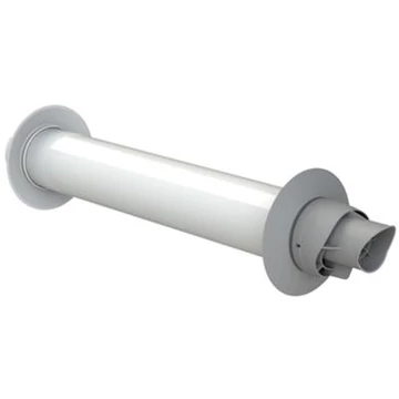 Tricox PPs/Alu parapet 2db takaró lemezzel, 80/125mm