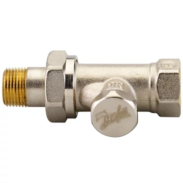Danfoss RLV-S 3/8" rad. vissz. egy.