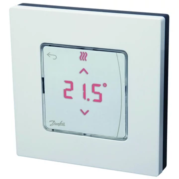 Danfoss Icon szobatermosztát  érintőkijelző, rádiófrekvenciás, falsíkra szerelhető