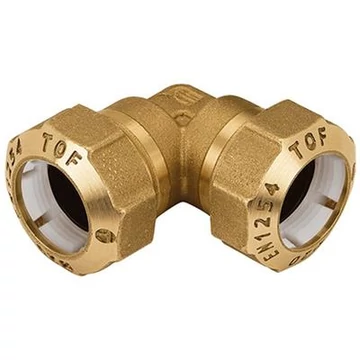 KPE Csatlakozó Réz Könyök 20mm