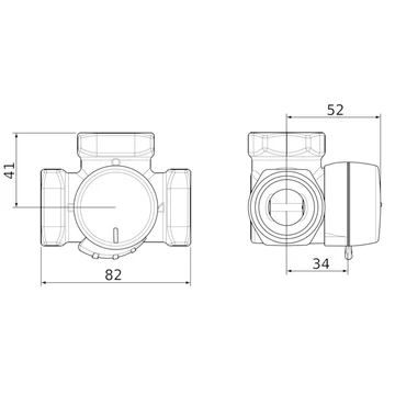 ESBE VRG231 25-10 BM 1" váltószelep (11620200)