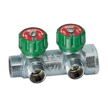 FAR OSZTÓ +SZELEP 1" -1/2" 2 KÖR