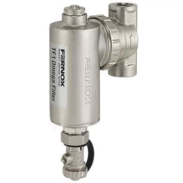 FERNOX TF1 OMEGA filter iszapleválasztó, mágneses, fémházas 3/4"