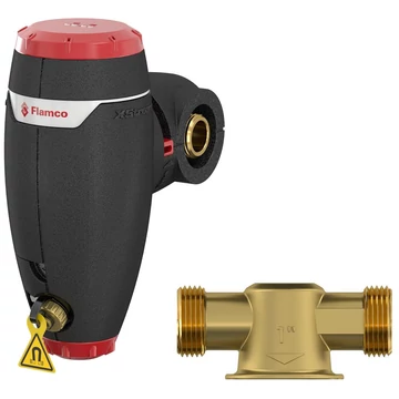 Flamco XStream Clean iszapleválasztó, mágneses, szigeteléssel 5/4"KM