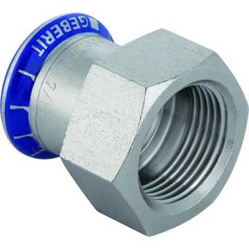 Mapress Inox bm egyenes csatl. 22-1/2"