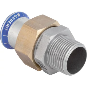 Mapress Inox oldható kötés KM egyenes 22x1/2"