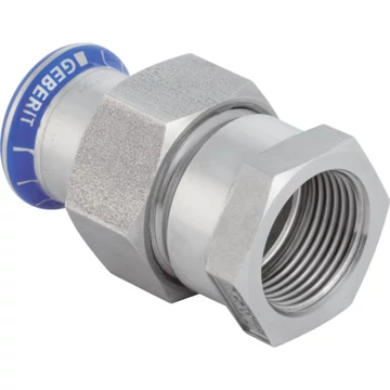 Mapress Inox oldható kötés BM egyenes 35-5/4", CrNi hollandival