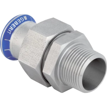 Mapress Inox oldható kötés KM egyenes 28x5/4", CrNi hollandival