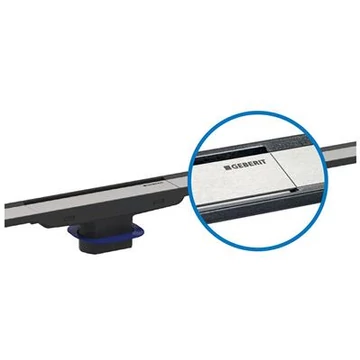 Geberit CleanLine 20 zuhanyfolyóka, fényes/rozsdam. 30-90cm