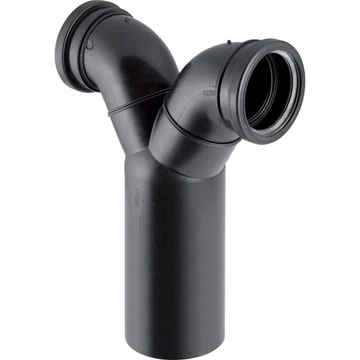 Geberit PE fali WC kettősív DN 110/90 füg