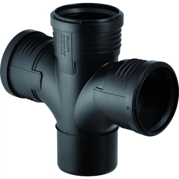 Geberit-Silent-PP 87,5° kettős ágidom. 110/110/110