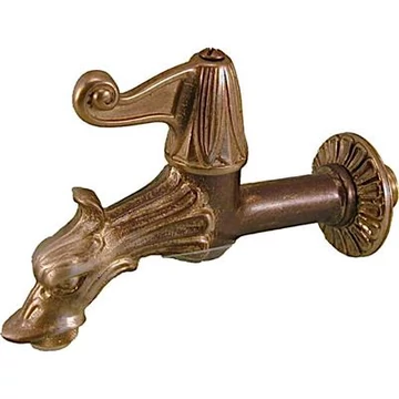 Kerticsap Réz 1/2" sárkányfejes