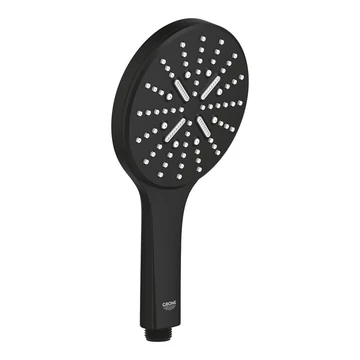 Grohe Rainshower SmartActive 130 kézizuhay, 3 féle vízsugárral, szín: phantom black