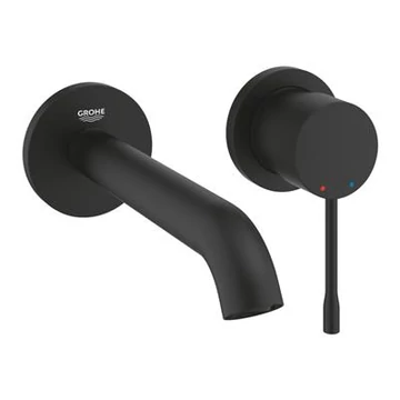 Grohe Essence mosdócsaptelep, fali, 2-lyukas, M-es méret, szín: phantom black