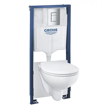 Grohe Solido 5 az 1-ben WC szett, 1,13 méteres telepítési magasság (2 dobozban)