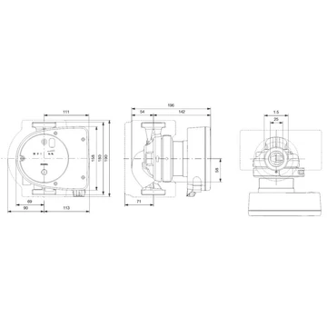 GRUNDFOS MAGNA1 25- 80 180 1x230V PN10