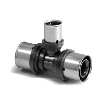 Hakatherm Multipex PPSU T-idom Szűkített  26-20-26 műanyag