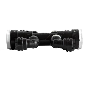 Hakatherm SkyFlow Push Alpex T-idom szűkített kereszt patkó, dupla 20x2-10x1,3 szürke