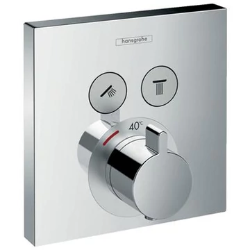 Hansgrohe ShowerSelect falisík alatti termosztát színkészlet 2 fogyasztóhoz