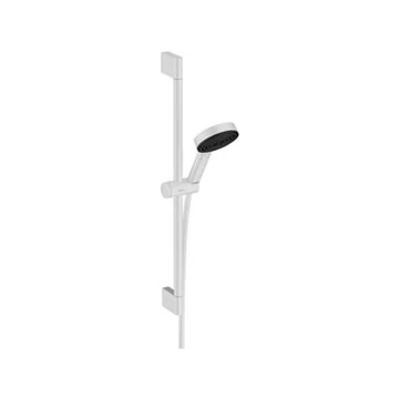 Hansgrohe Pulsify Select Zuhanyszett 105, 3 jet RelAXORation, 65 cm zuhanyrúd, matt fehér
