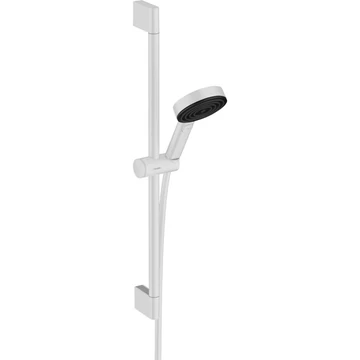 Hansgrohe Pulsify Select Zuhanyszett 105, 3 jet RelAXORation EcoSmart, 65 cm zuhanyrúd, matt fehér