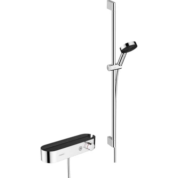 Hansgrohe Pulsify Select Zuhanyrendszer 105, 3 jet RelAXORation, kézizuhannyal termosztáttal