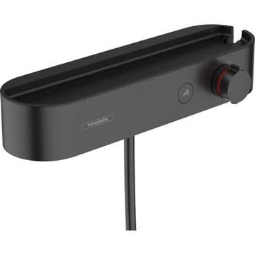 Hansgrohe ShowerTablet Select Zuhanytermosztát 400, falsíkon kívüli szereléshez, matt fekete
