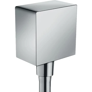 Hansgrohe Fixfit Square fali csatlakozó visszafolyásgátlóval