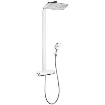 Hansgrohe Raindance Select E Showerpipe 360 1jet fehér/króm