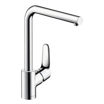 Hansgrohe Focus egykaros konyhai csaptelep L alakú forg. kifolyóval