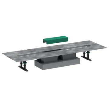 Hansgrohe uBox universal teljes szett lapos telepítéshez- 80 cm, zuhanylefolyó készlethez