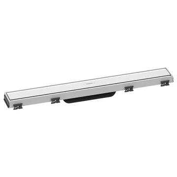 Hansgrohe RainDrain Match zuhanylefolyó színkészlet 60 cm, állítható magasságú keret, fehér