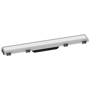 Hansgrohe RainDrain Match zuhanylefolyó színkészlet 60 cm, állítható magasságú keret, matt fehér