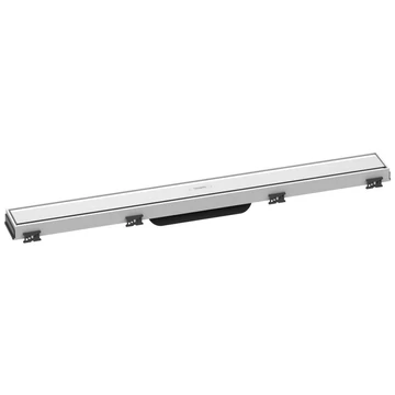 Hansgrohe RainDrain Match zuhanylefolyó színkészlet 70 cm, állítató magasságú keret, fehér