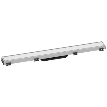Hansgrohe RainDrain Match zuhanylefolyó színkészlet 70 cm, állítató magasságú keret, matt fehér
