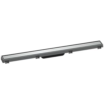 Hansgrohe RainDrain Match zuhanylefolyó színkészlet 90 cm, állítható magasságú keret, króm