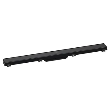 Hansgrohe RainDrain Match zuhanylefolyó színkészlet 90 cm, állítható magasságú keret, fekete